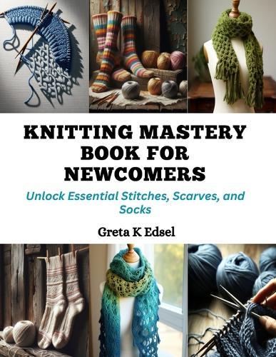 Knitting Mastery Book for Newcomers: Unlock Essential Stitches, Scarves, and Socks