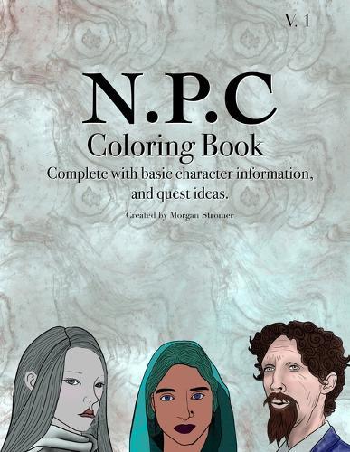 Fantasy Character Coloring Book: A selection of NPC characters