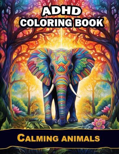 Calming Animals Adult Coloring Book