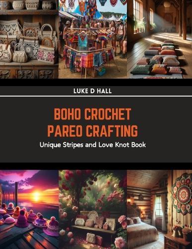 Boho Crochet Pareo Crafting: Unique Stripes and Love Knot Book
