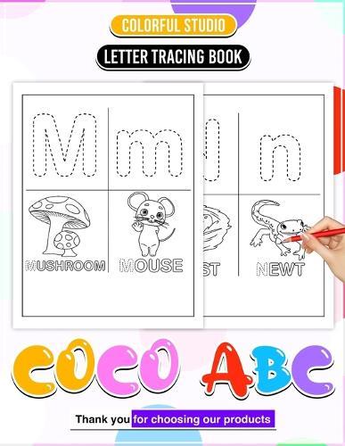 ABC Letter Tracing Book Explore Cuteness: Colorful Learning Capturing Every Pages