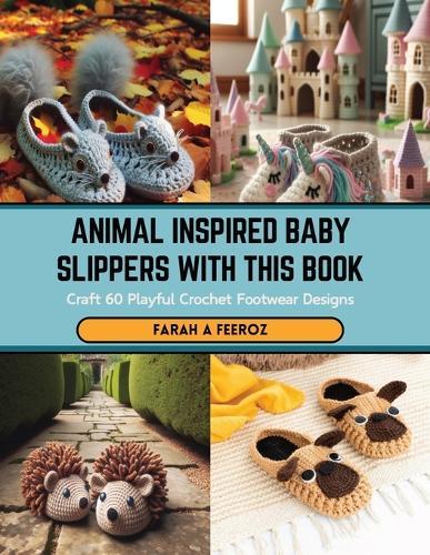 Animal Inspired Baby Slippers with this Book: Craft 60 Playful Crochet Footwear Designs
