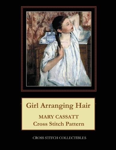 Girl Arranging Hair: Mary Cassatt Cross Stitch Pattern