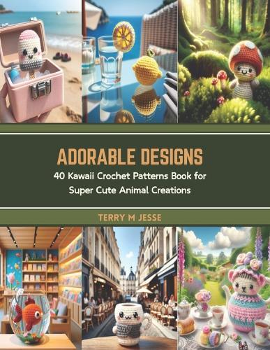 Adorable Designs: 40 Kawaii Crochet Patterns Book for Super Cute Animal Creations