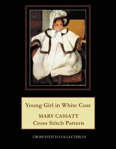 Young Girl in White Coat: Mary Cassatt Cross Stitch Pattern
