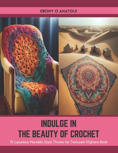 Indulge in the Beauty of Crochet: 15 Luxurious Mandala Style Throws for Textured Afghans Book