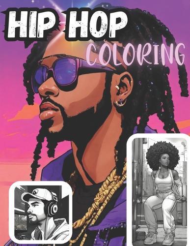 Hip Hop Coloring: Hip Hop Music Theme Urban Street Art Coloring