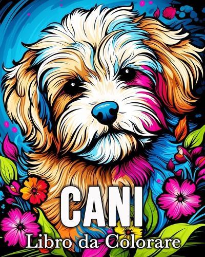 Cani Libro da Colorare: 50 Immagini Carine per Alleviare lo Stress e Rilassarsi