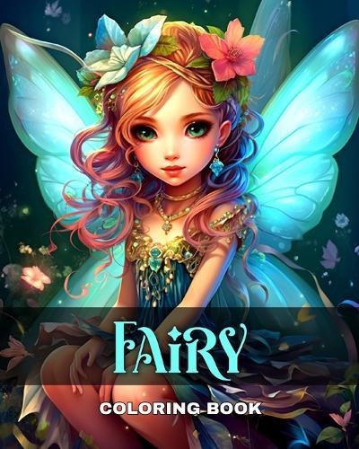 Fairy Coloring Book: Fantasy Fairy Coloring Pages for Adults and Teens