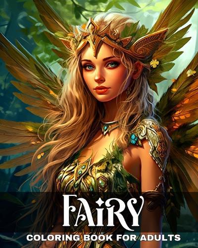 Fairy Coloring Book for Adults: Fairy Coloring Pages wit Pixies, Forest Fairies, Celestial Sprites and More