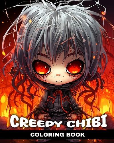 Creepy Chibi Coloring Book: Horror Kawaii Coloring Pages with Creepy Chibi Designs to Color