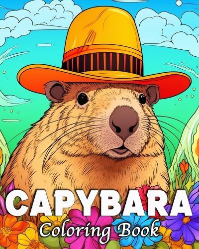 Capybara Coloring Book: 50 Unique Ilustrations for Stress Relief and Relaxation