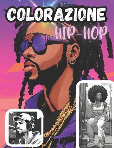 Colorazione hip-hop: Tema musicale Hip Hop Urban Street Art da colorare