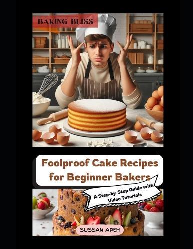 """Baking Bliss": "Foolproof Cake Recipes for Beginner Bakers - A Step-by-Step Guide with Video Tutorials"" ""Master the Art of Baking with Foolproof Recipes and Video Tutorials for Beginners"""