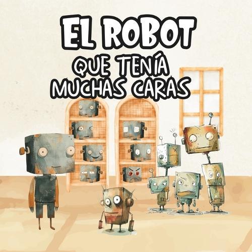 El Robot que tenía muchas Caras - Cuento Infantil con Letra Mayúscula (Edición cuadrada): Cuentos Infantiles 2 3 4 5 Años - Libro Ilustrado para Niños y Niñas sobre Emociones