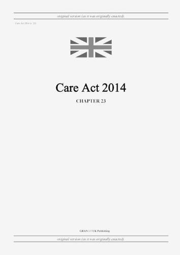Care Act 2014 (c. 23)