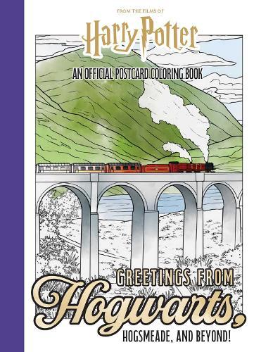 Harry Potter: Greetings from Hogwarts, Hogsmeade, and Beyond!: An Official Postcard Coloring Book