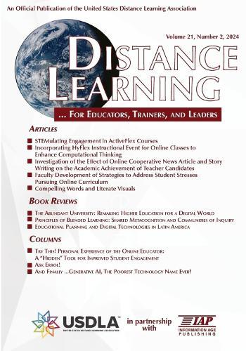 Distance Learning Vol 21 Issue 2