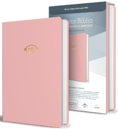 Biblia RVR 1960 para regalos y premios, rosada / Spanish Bible RVR 1960 Gift and Award Bible Pink