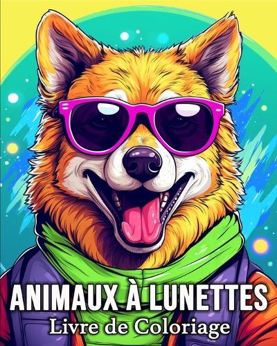 Animaux à Lunettes Livre de Coloriage: 50 Images D'animaux Zen pour Réduire le Stress et se Détendre