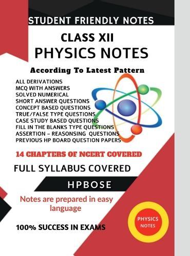 XII Physics Notes: Student Friendly Notes