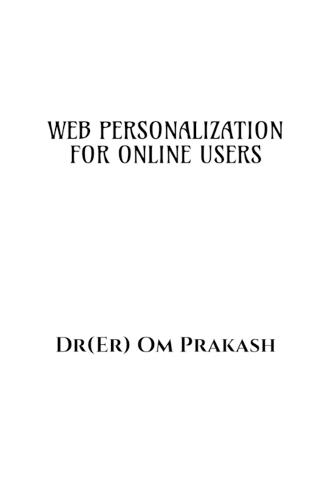 Web Personalization for Online Users