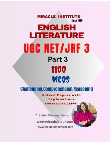 English Literature UGC NET JRF 3: 1100 MCQs Challenging.Comprehension.Reasoning