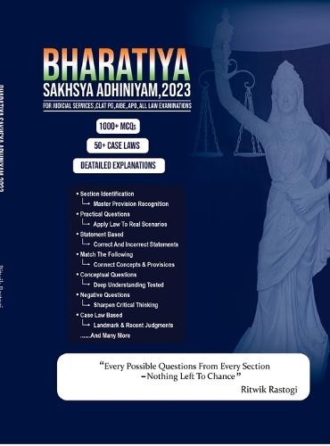Bharatiya Sakshya Adhiniyam, 2023: 1000+ MCQs for Competitive Exams