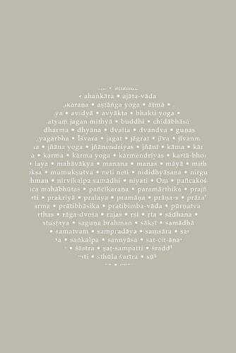 Scattered Jewels of a Wisdom Tradition: A Vedanta Glossary