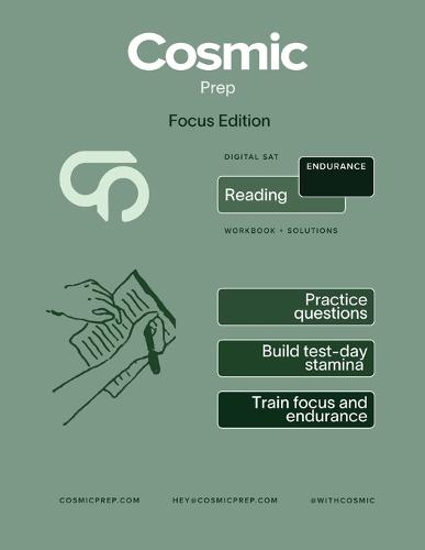 Cosmic Prep Digital SAT Reading Bonus Book Endurance Edition