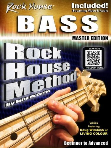Rock House Bass Master Edition - Beginner to Advanced Edition by John McCarthy with Video and Audio Lessons