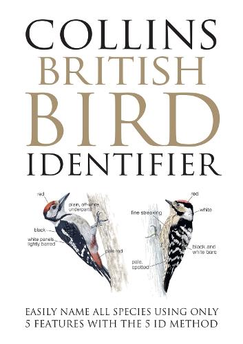 Collins British Bird Identifier: Easily Name All Species Using Only 5 Features with the 5 Id Method