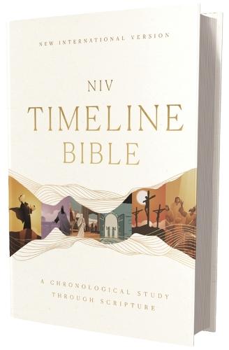 NIV, Timeline Bible, Hardcover, Red Letter, Comfort Print: A Chronological Study through Scripture