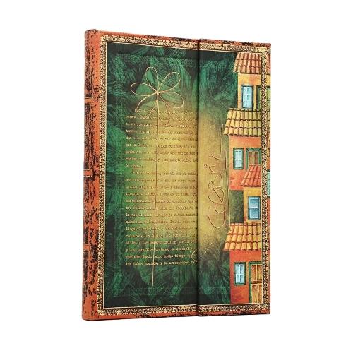 Garcia Marquez, One Hundred Years of Solitude (Embellished Manuscripts Collection) Midi Lined Hardcover Journal (Elastic Band Closure)