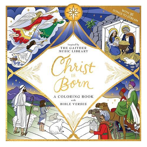 Christ Is Born: A Coloring Book with Bible Verses