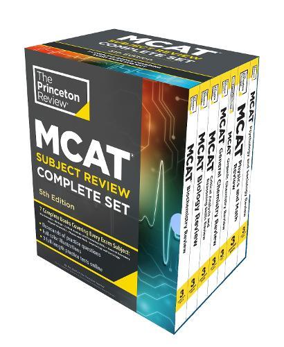 Princeton Review MCAT Subject Review Complete Box Set, 5th Edition: 7 Complete Books + 3 Online Practice Tests