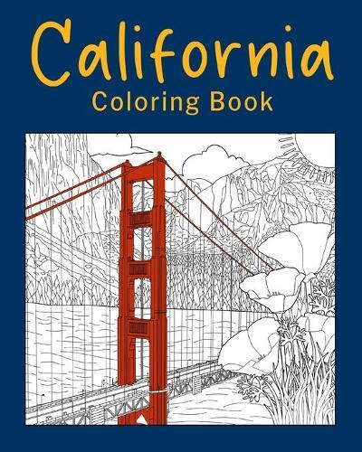 California Coloring Book: California City & Landmark Coloring Books for Adults
