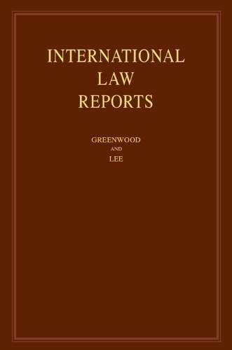 International Law Reports: Volume 212