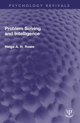 Problem Solving and Intelligence