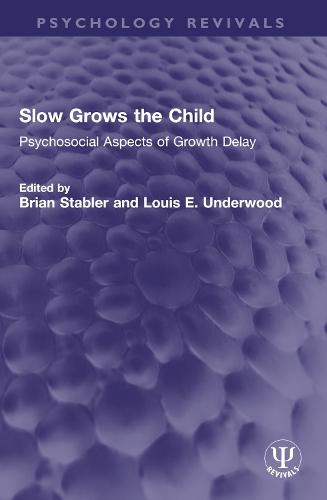 Slow Grows the Child: Psychosocial Aspects of Growth Delay