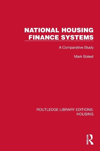 National Housing Finance Systems: A Comparative Study