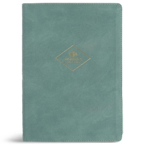 CSB Women's Study Bible, Earthen Teal Suedesoft