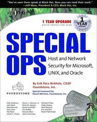 Special Ops Host and Network Security for Microsoft Unix and Oracle