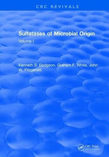 Sulfatases Of Microbial Origin: Volume 2