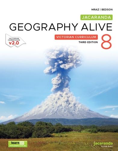 Jacaranda Geography Alive 8 Victorian Curriculum, 3e learnON and Print