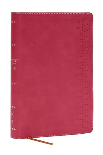 Student Study Bible: A Guide to Knowing and Living God’s Word (NKJV, Pink Leathersoft, Red Letter, Comfort Print)