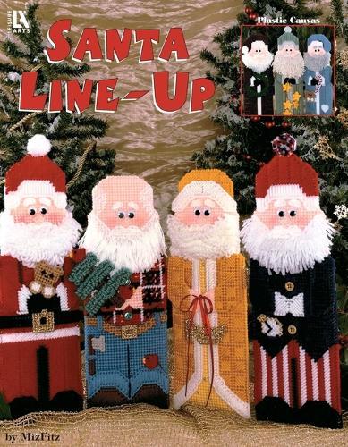 Santa Line-Ups in Plastic Canvas: Plastic Canvas