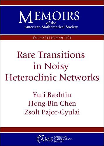 Rare Transitions in Noisy Heteroclinic Networks