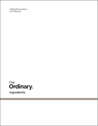 The Ordinary: Ingredients