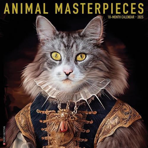 Animal Masterpieces 2026 12 X 12 Wall Calendar